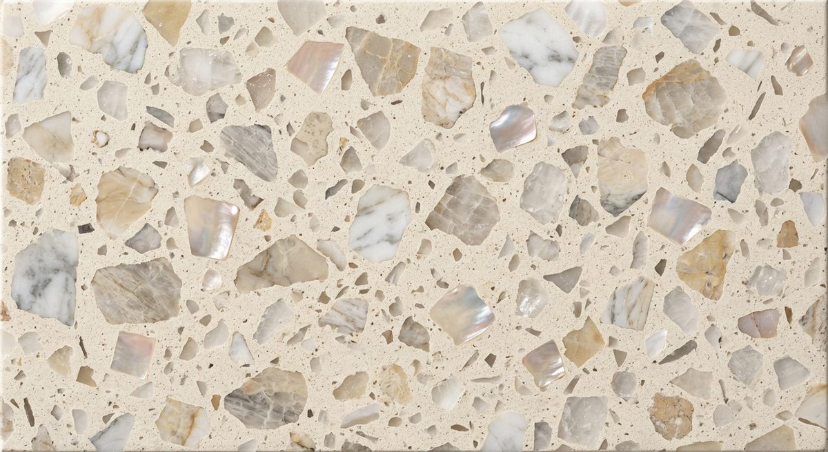 Custom Terrazzo in Cream