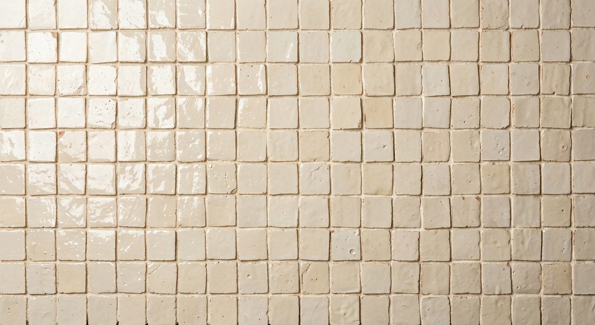 Moroccan Zellige in Ivory